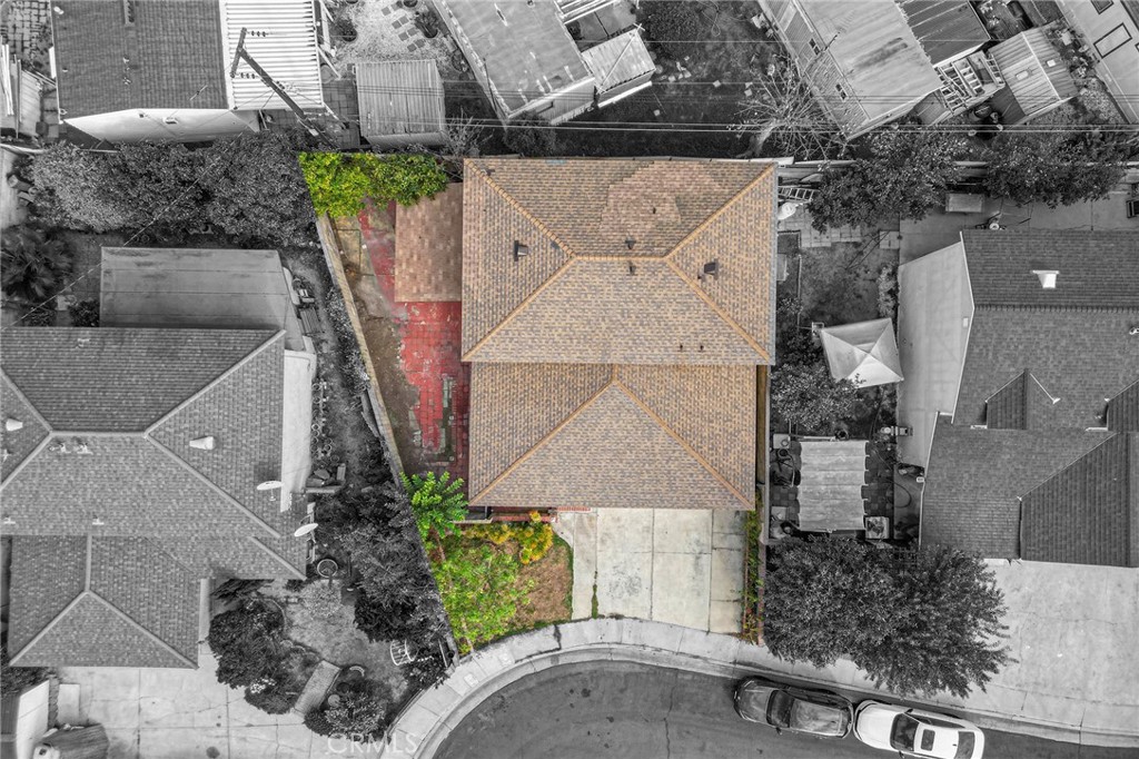 807 East Calbas Street Carson, CA 90745 - Photo 28 of 31 an aerial view of a house with a yard
