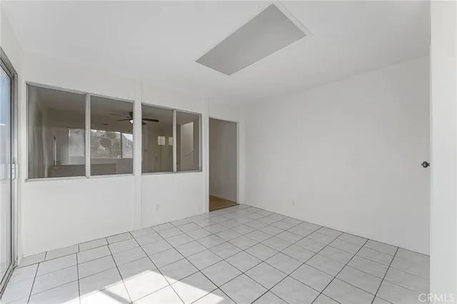 a view of an empty room with window