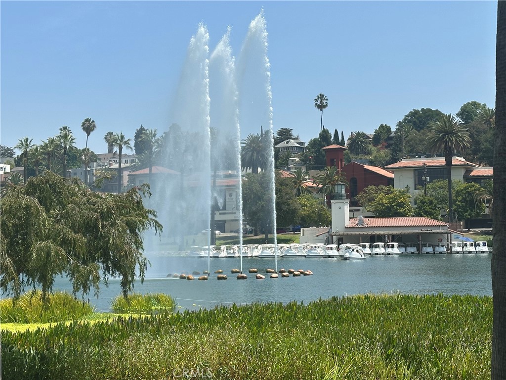 1941 Delta Street Los Angeles, CA 90026 - Photo 6 of 6 a view of a swimming pool and a yard