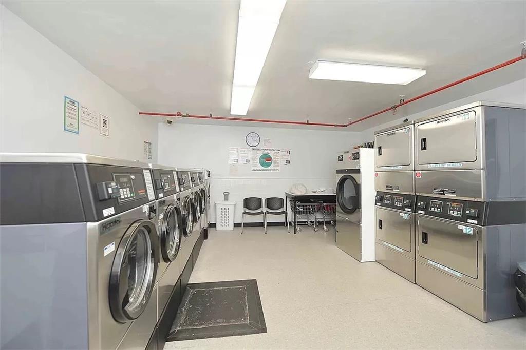 515 East 7th Street, Unit 3P Brooklyn, NY 11218 - Photo 12 of 14 a view of utility room with washer and dryer
