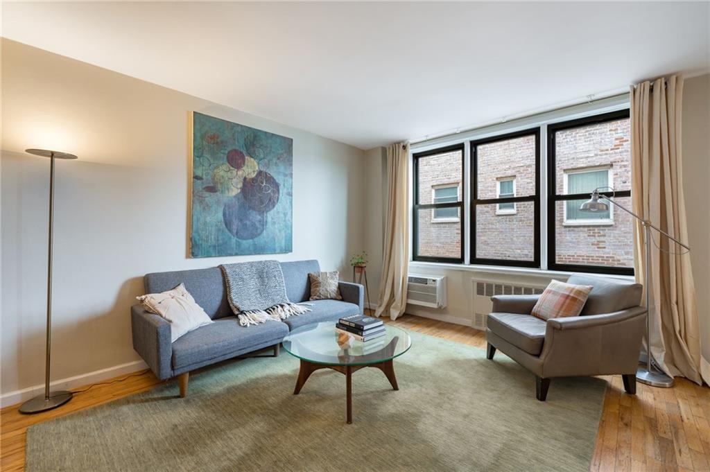 515 East 7th Street, Unit 3P Brooklyn, NY 11218 - Photo 2 of 14 a living room with furniture and a large window