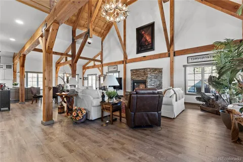 a view of livingroom with furniture and floor to ceiling window