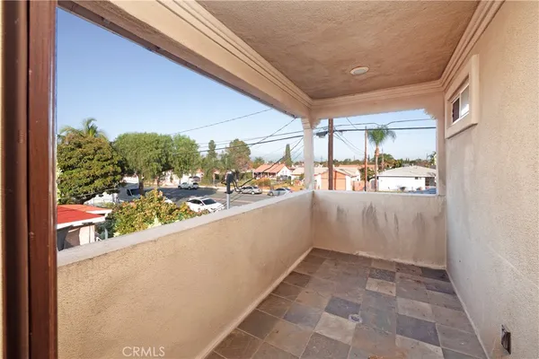 a view of a patio with a outdoor space