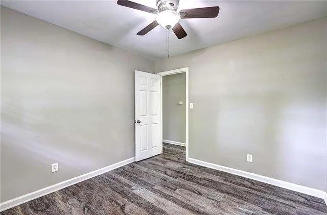 wooden floor in an empty room