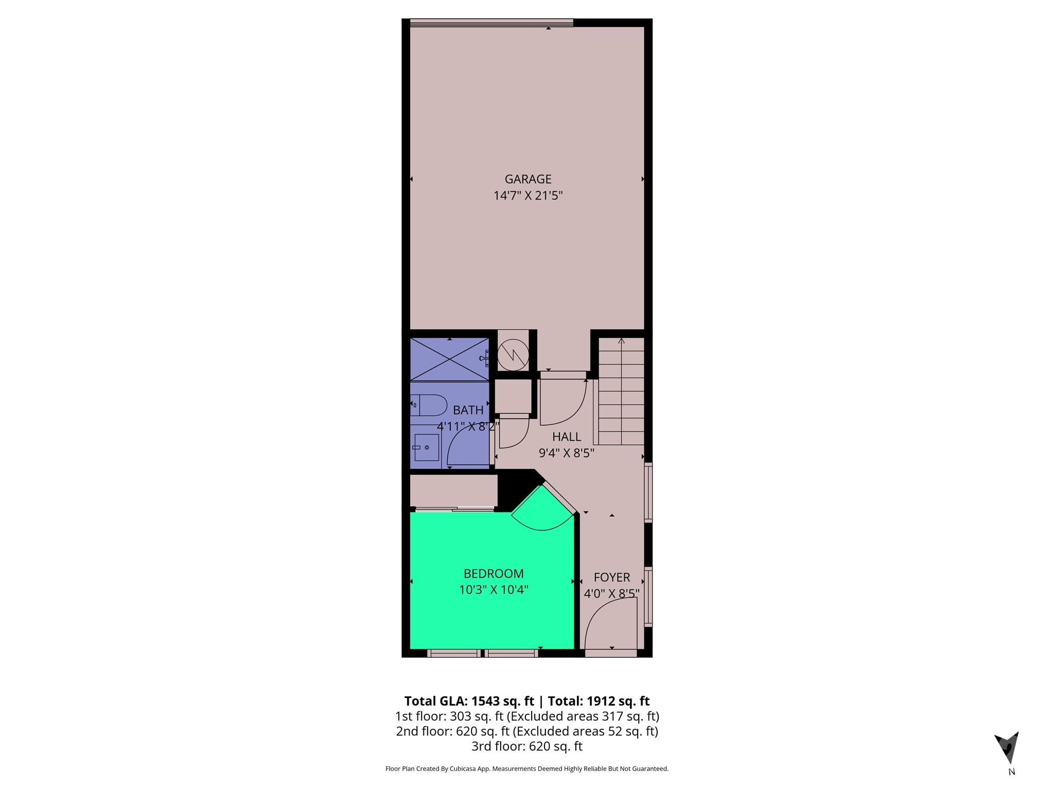 4012 Capital Ridge Charlotte, NC 28205 - Photo 25 of 28 a picture of a floor plan