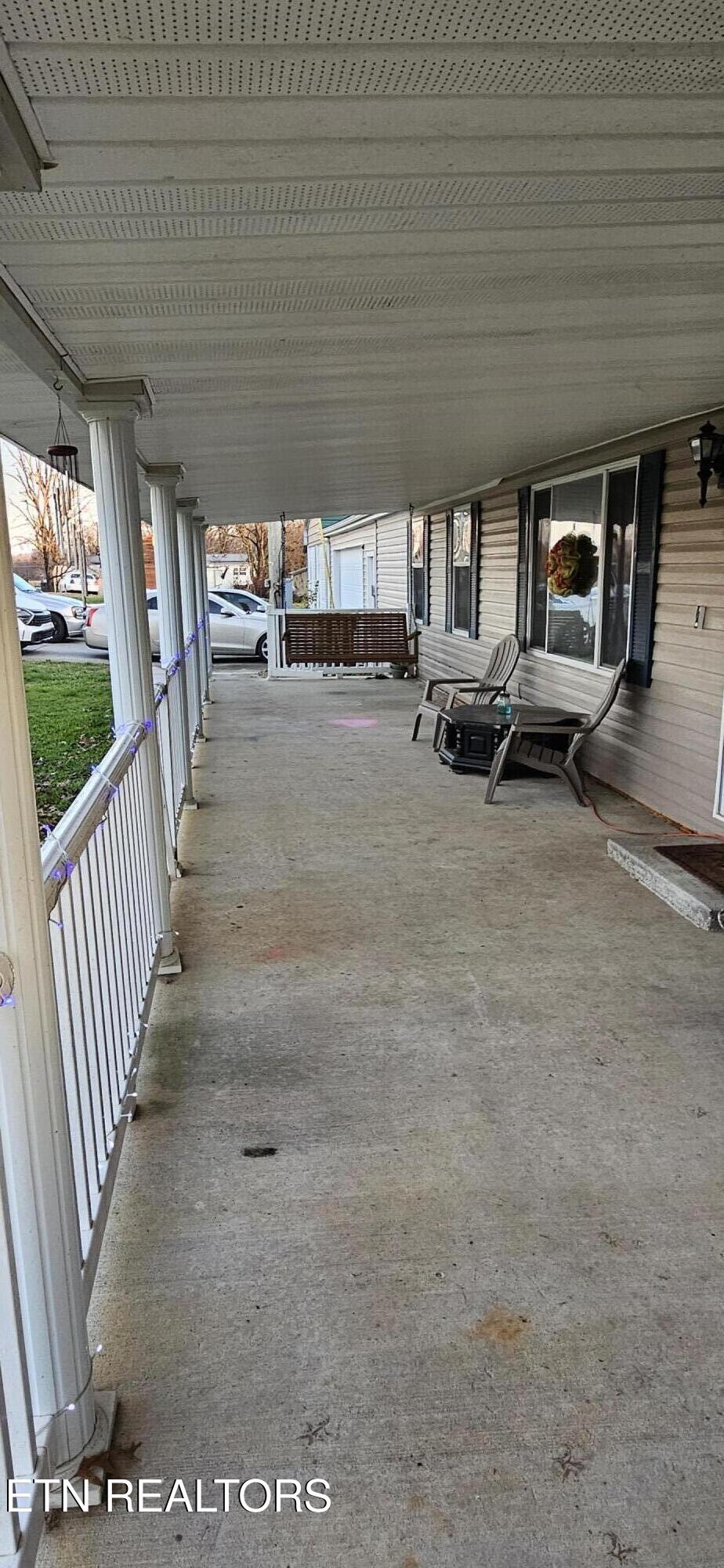 10' x 40' Huge Front Porch