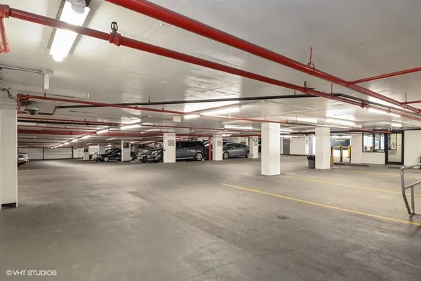 a view of a big room with an empty room