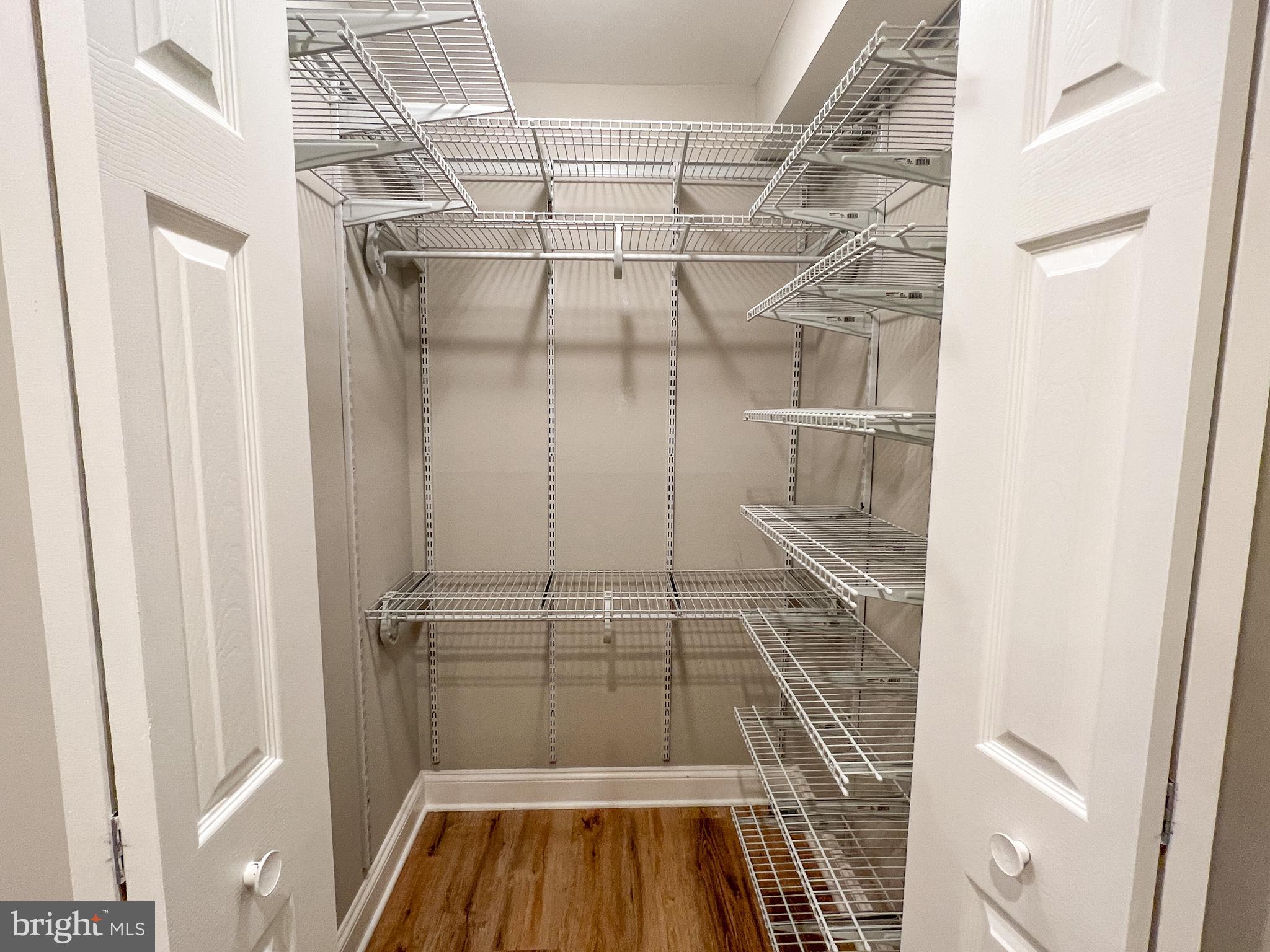 36 Pennydog Court Silver Spring, MD 20902 - Photo 11 of 27 a view of walk in closet with empty racks