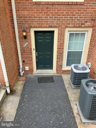 a view of a porch with a chair