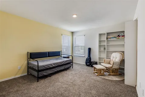 a living room with a couch and a coffee table