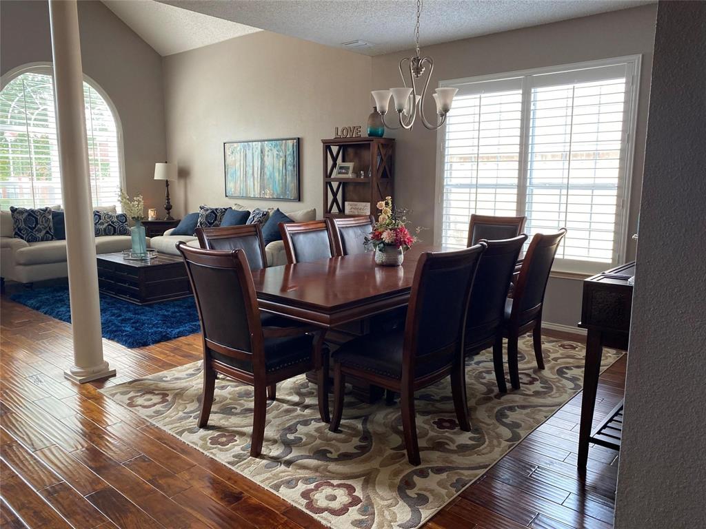 4025 Steepleridge Drive The Colony, TX 75056 - Photo 5 of 23 a view of a dining room with furniture window and wooden floor