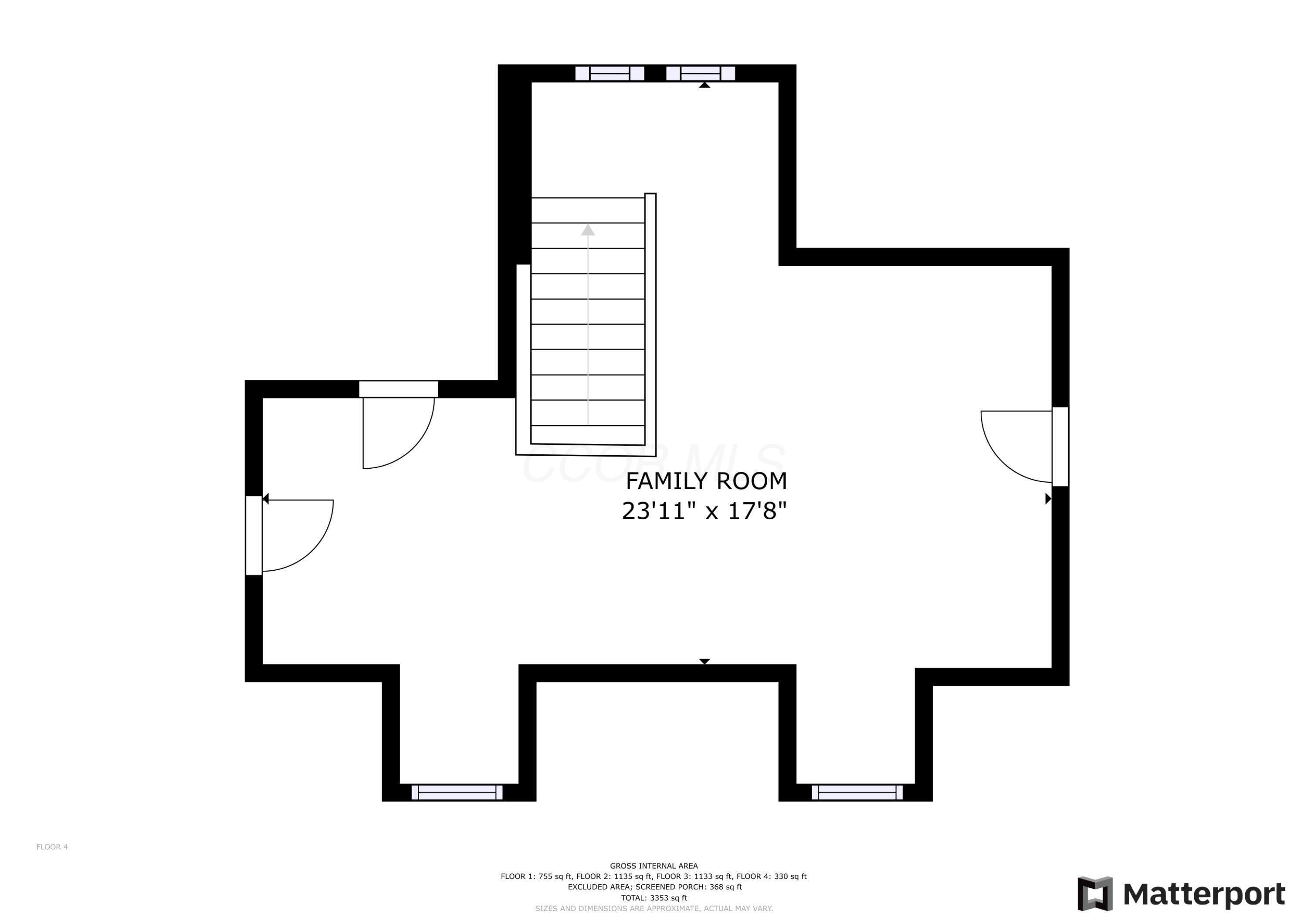1960 Chelsea Road Columbus, OH 43212 - Photo 59 of 60 3rd Floor Floorplan
