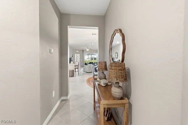 a view of a livingroom with furniture and a fireplace