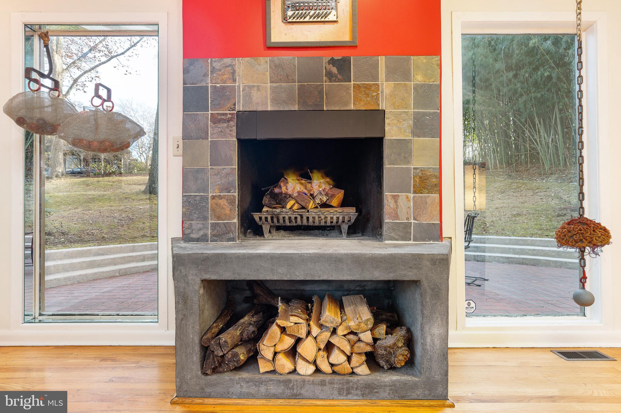 104 East Bells Mill Road Philadelphia, PA 19118 - Photo 6 of 40 Wood Burning Fireplace in LR