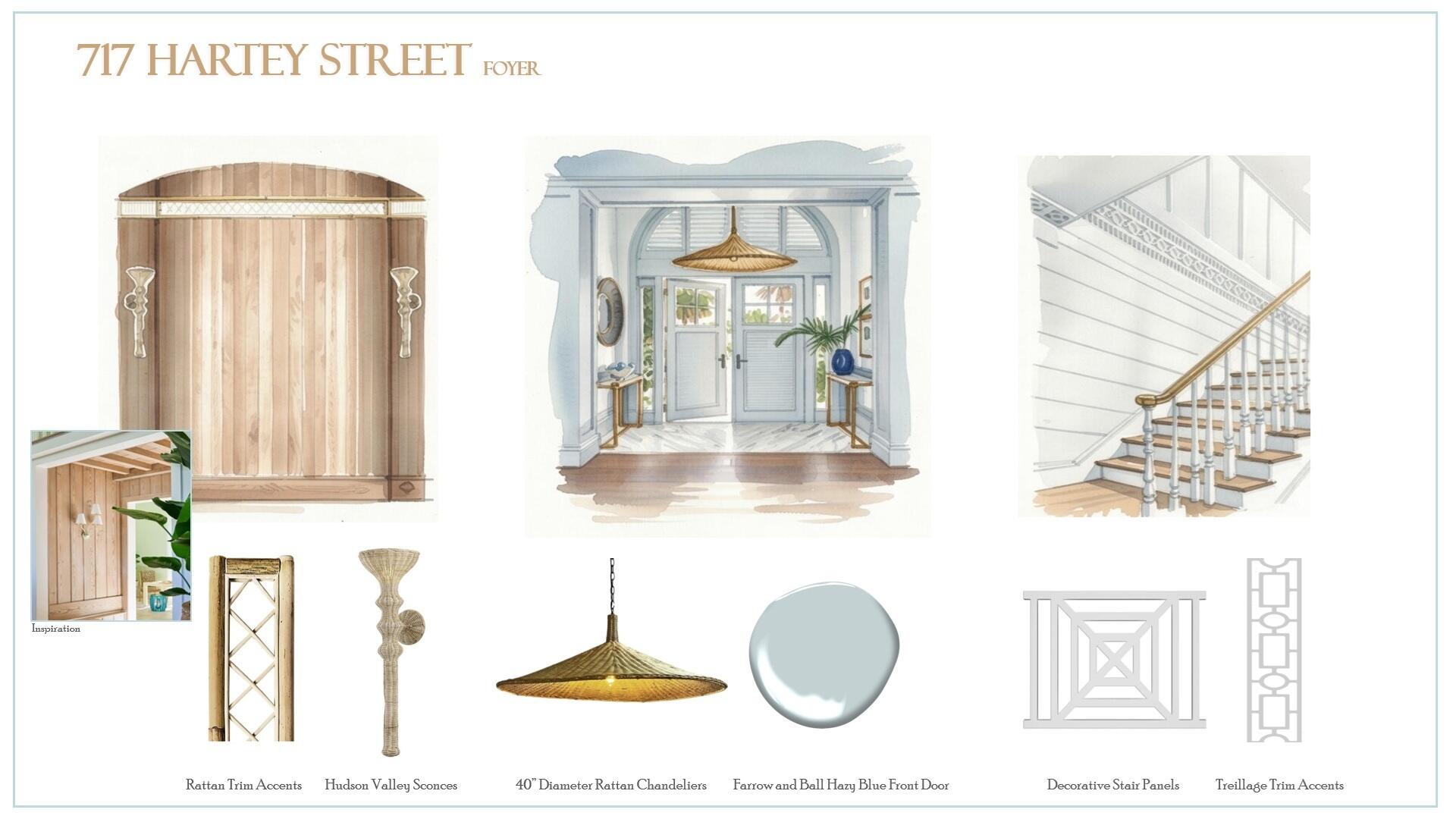 717 Hartey Street Daniel Island, SC 29492 - Photo 8 of 16 5- Design Boards- 717 Hartey- Foyer