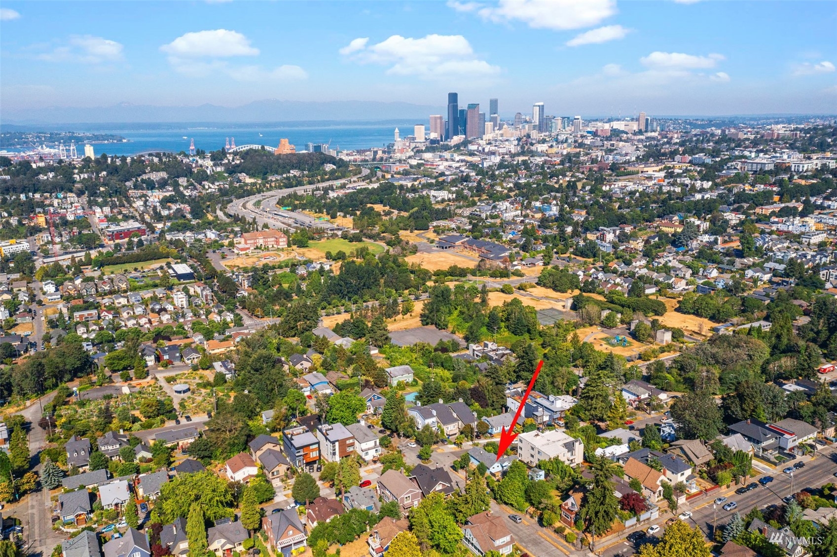 1542 30th Avenue South Seattle, WA 98144 - Photo 38 of 39 an aerial view of a city
