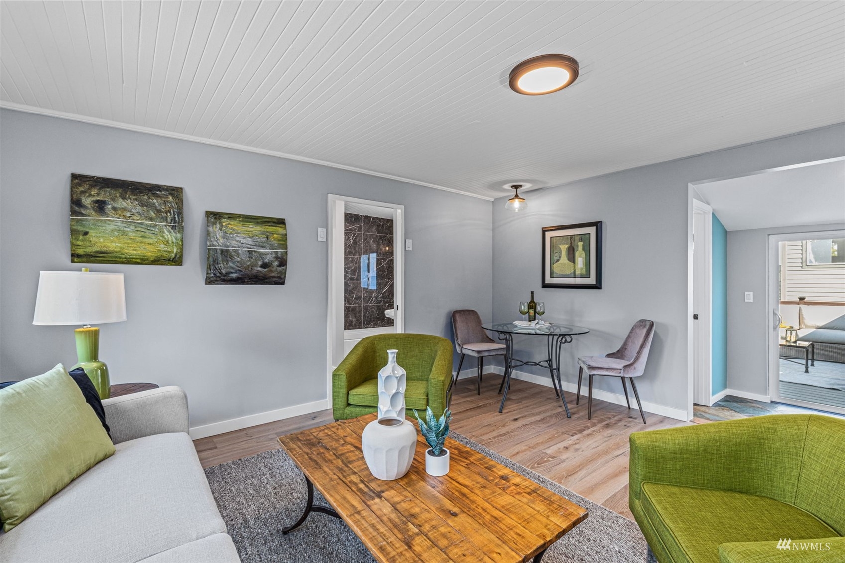 1542 30th Avenue South Seattle, WA 98144 - Photo 8 of 39 a living room with furniture and a wooden floor