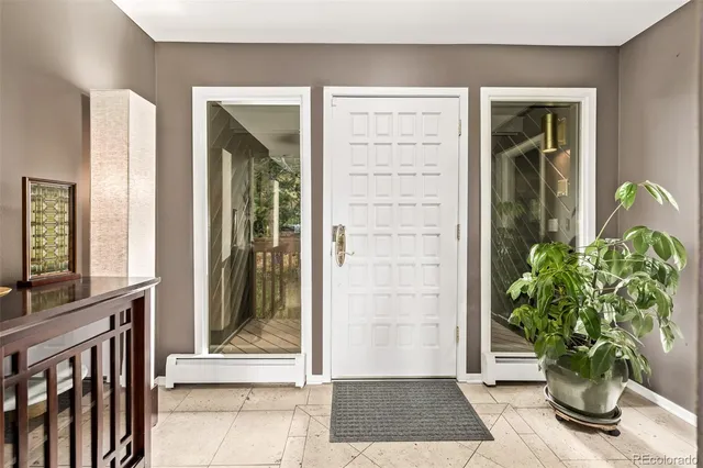 a view of a entryway door of the house
