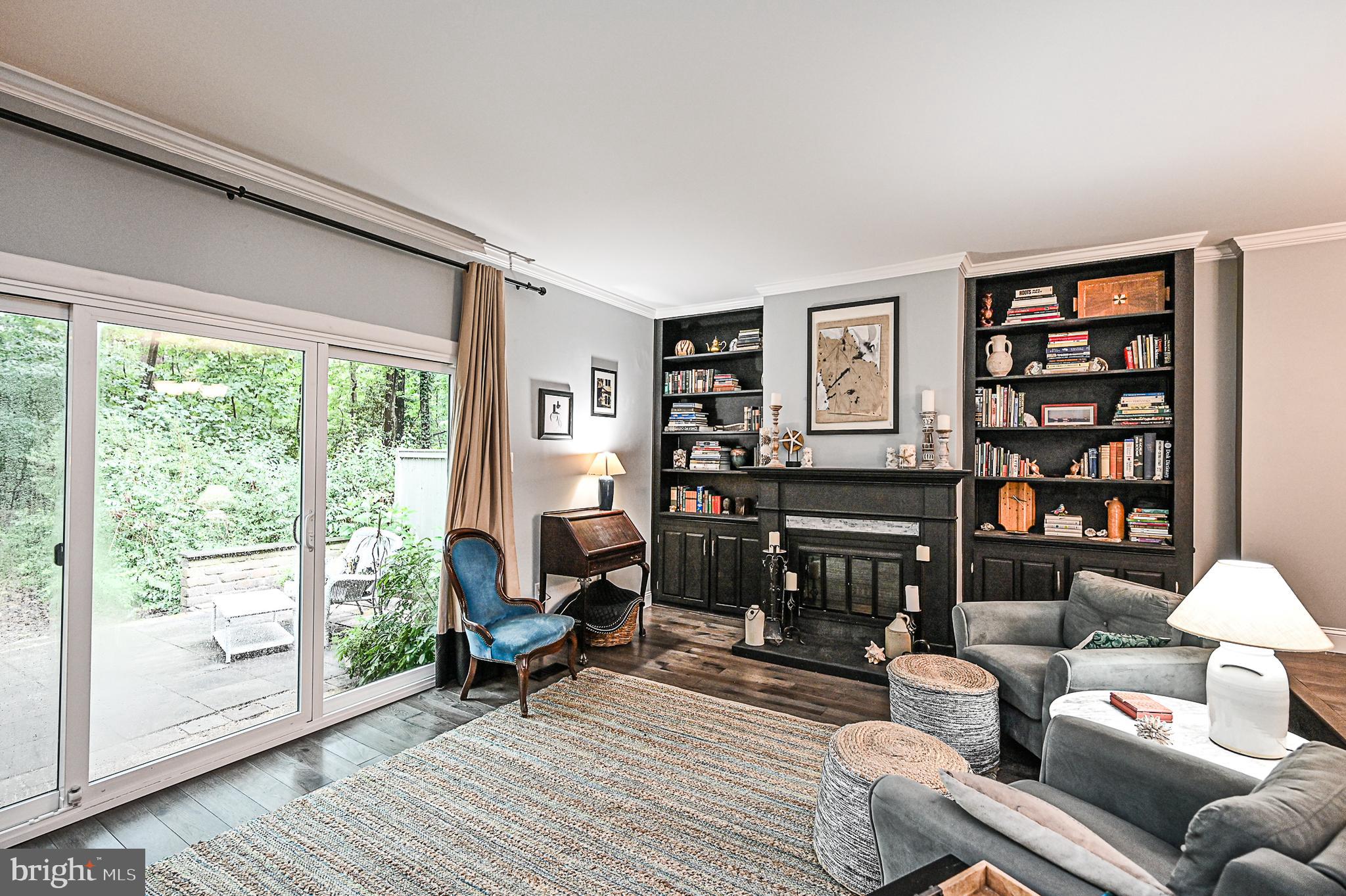 12013 Insha Court Reston, VA 20191 - Photo 15 of 35 Living room offers direct access to rear patio