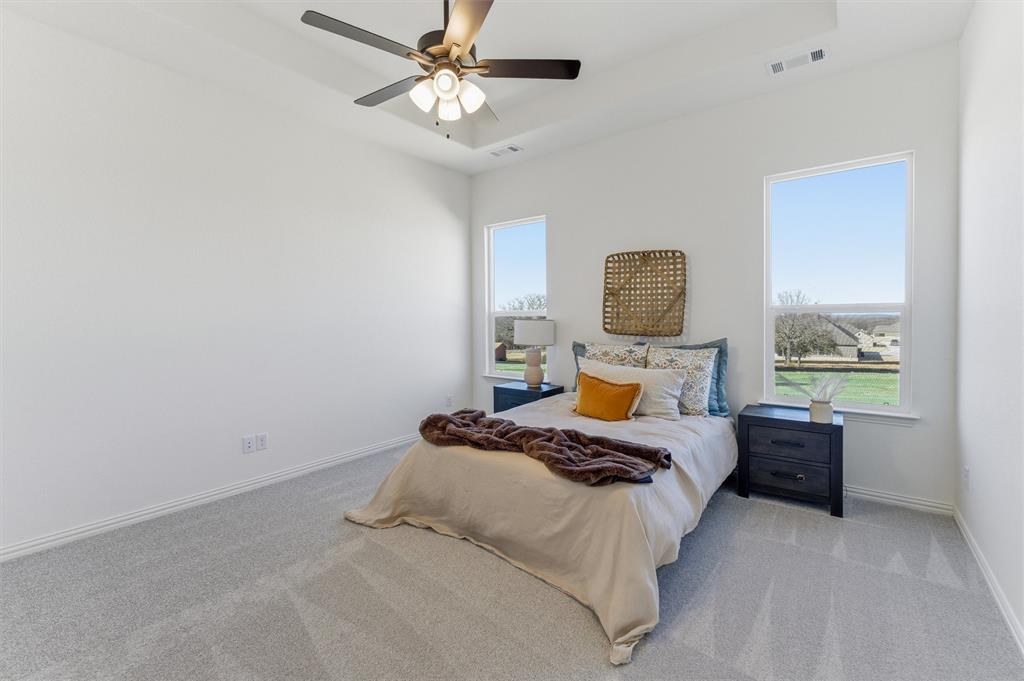 404 Hayden Faith Court Springtown, TX 76082 - Photo 18 of 24 a bedroom with a bed and a window