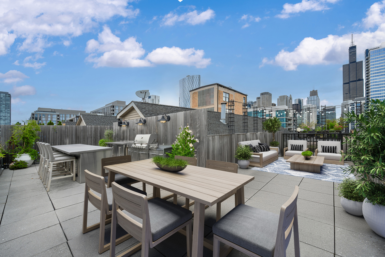 850 West Adams Street, Unit 7C Chicago, IL 60607 - Photo 28 of 32 a view of a patio in backyard