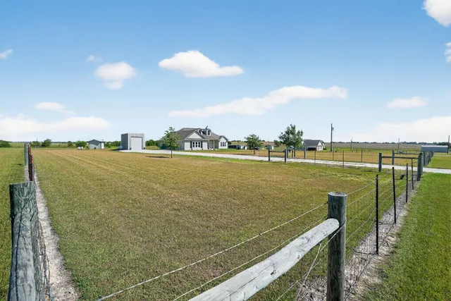 a view of a lake with a outdoor space