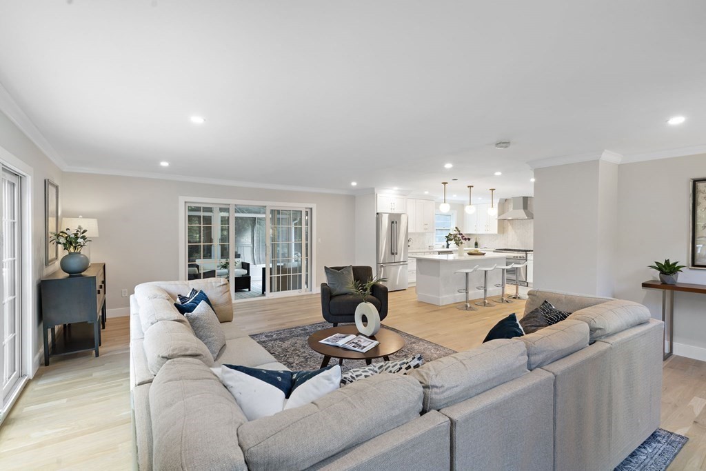 8 Longmeadow Road Weston, MA 02493 - Photo 12 of 39 a living room with furniture and a large window