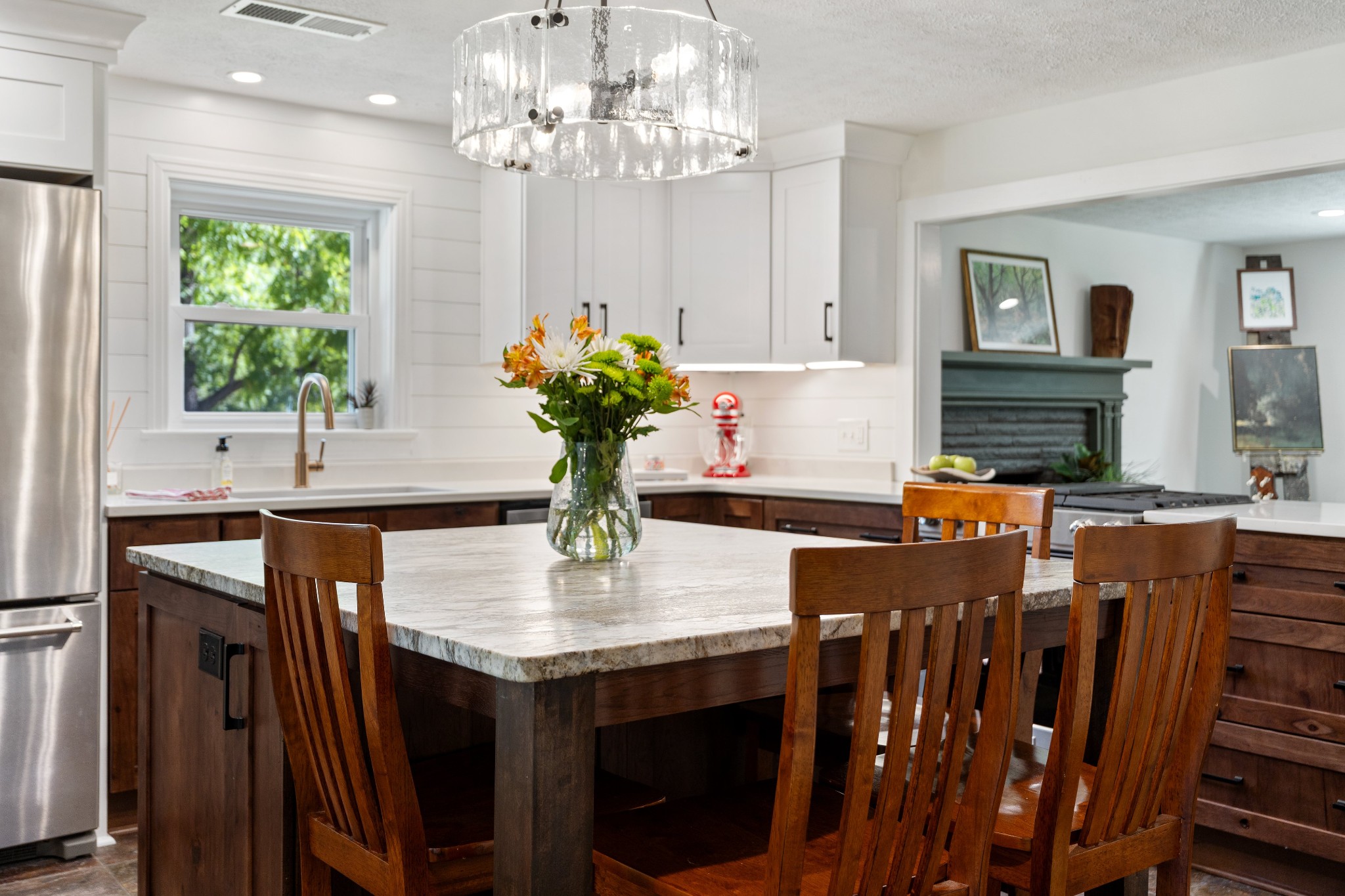 7770 Smith Road Primm Springs, TN 38476 - Photo 29 of 62 a view of a dining room with furniture window and wooden floor
