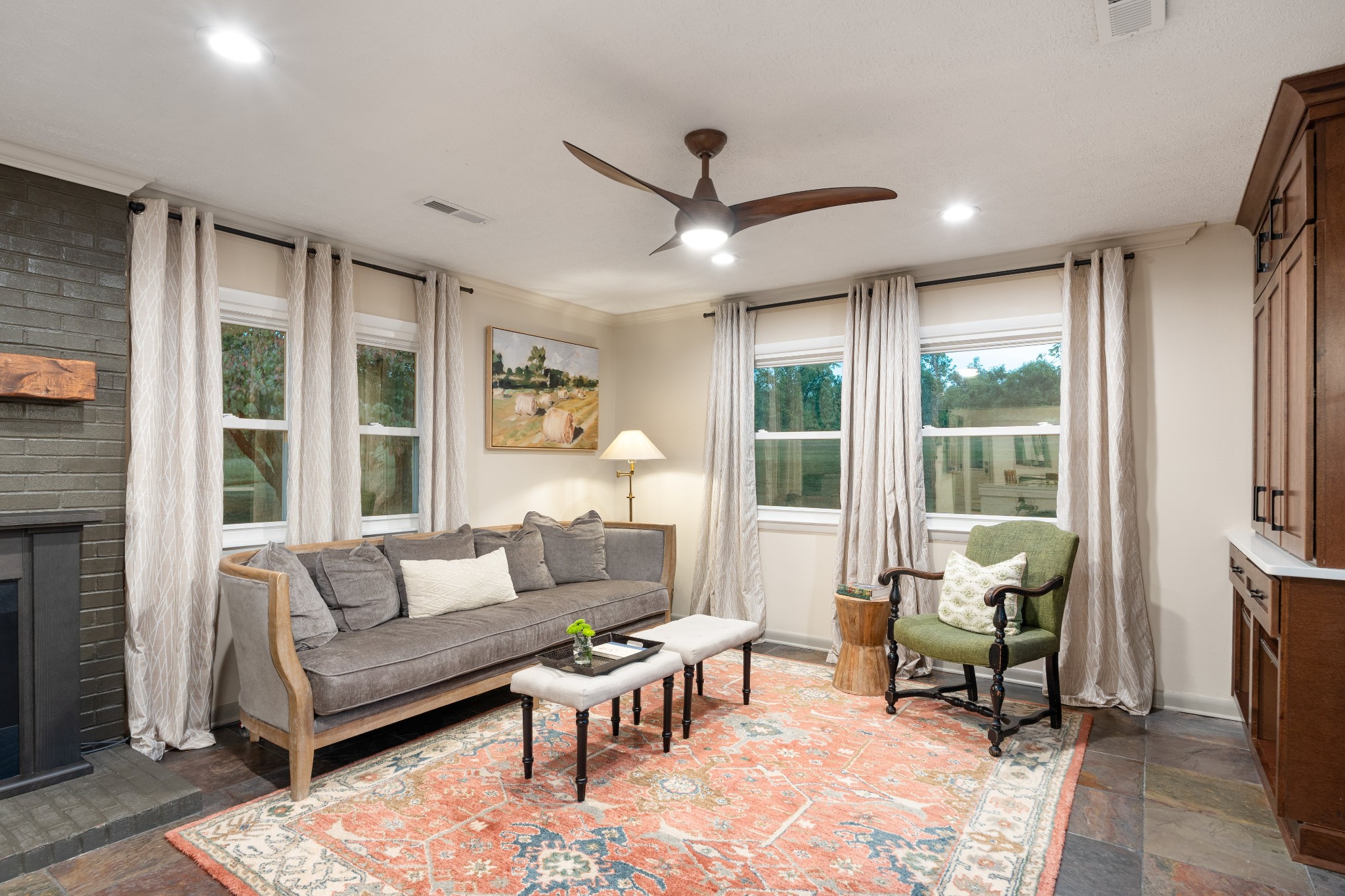 7770 Smith Road Primm Springs, TN 38476 - Photo 34 of 62 a living room with furniture and a large window