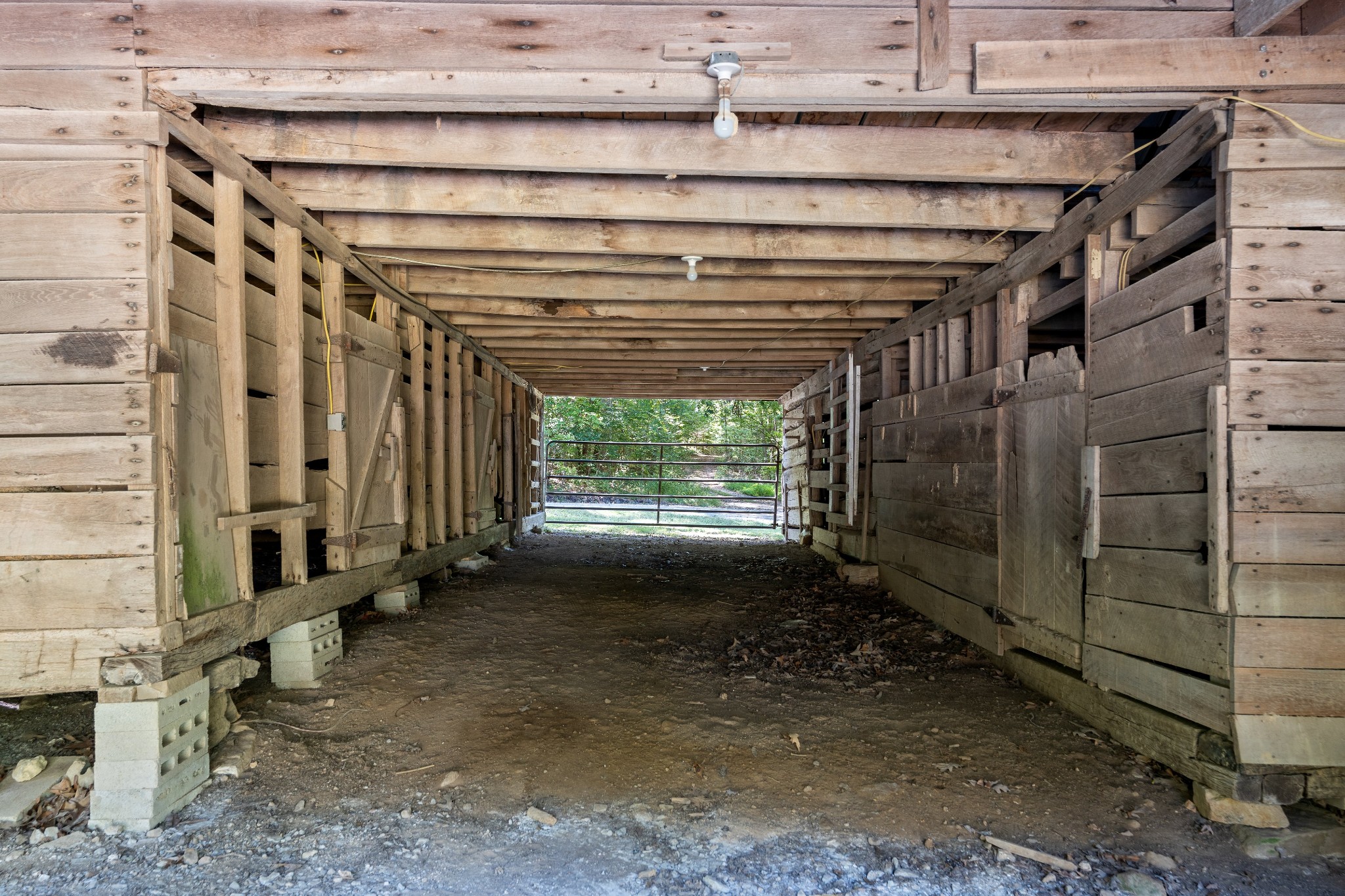 7770 Smith Road Primm Springs, TN 38476 - Photo 55 of 62 a view of a room with a wooden roof and a window
