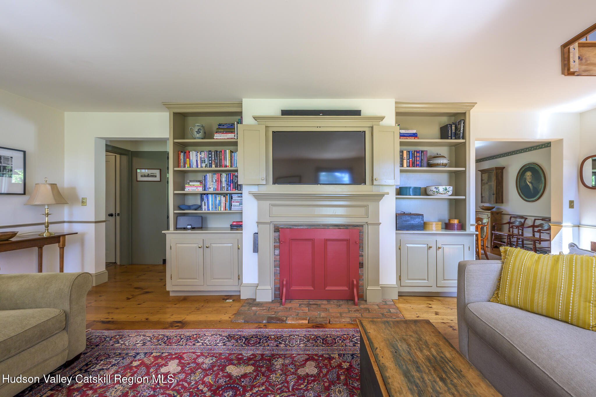 21 Stone House Road Canaan, NY 12029 - Photo 13 of 76 a living room with furniture and a fireplace