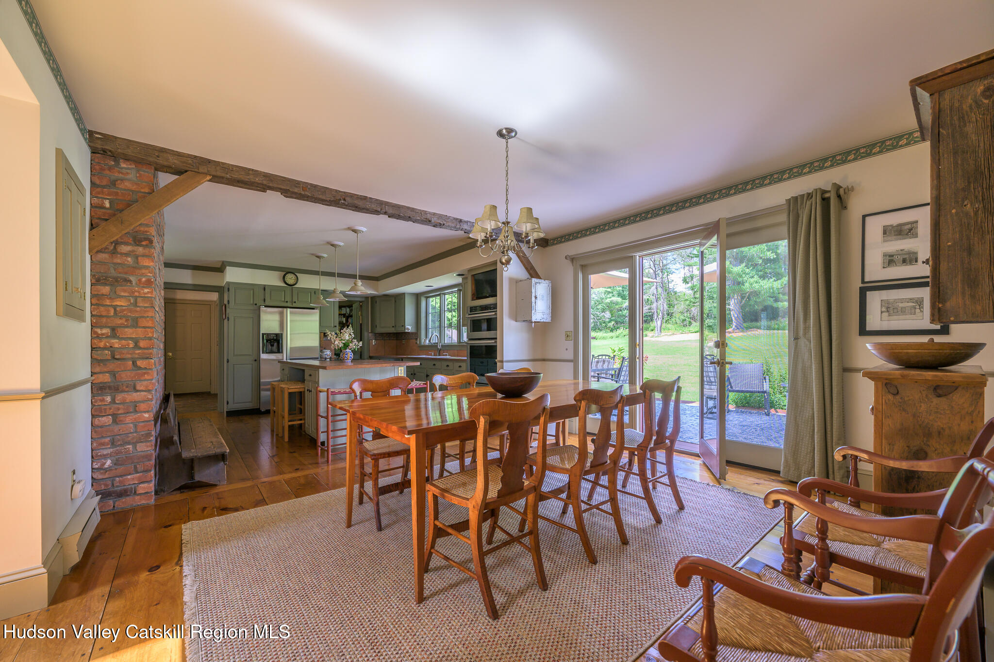 21 Stone House Road Canaan, NY 12029 - Photo 18 of 76 a view of a dining room with furniture window and outside view
