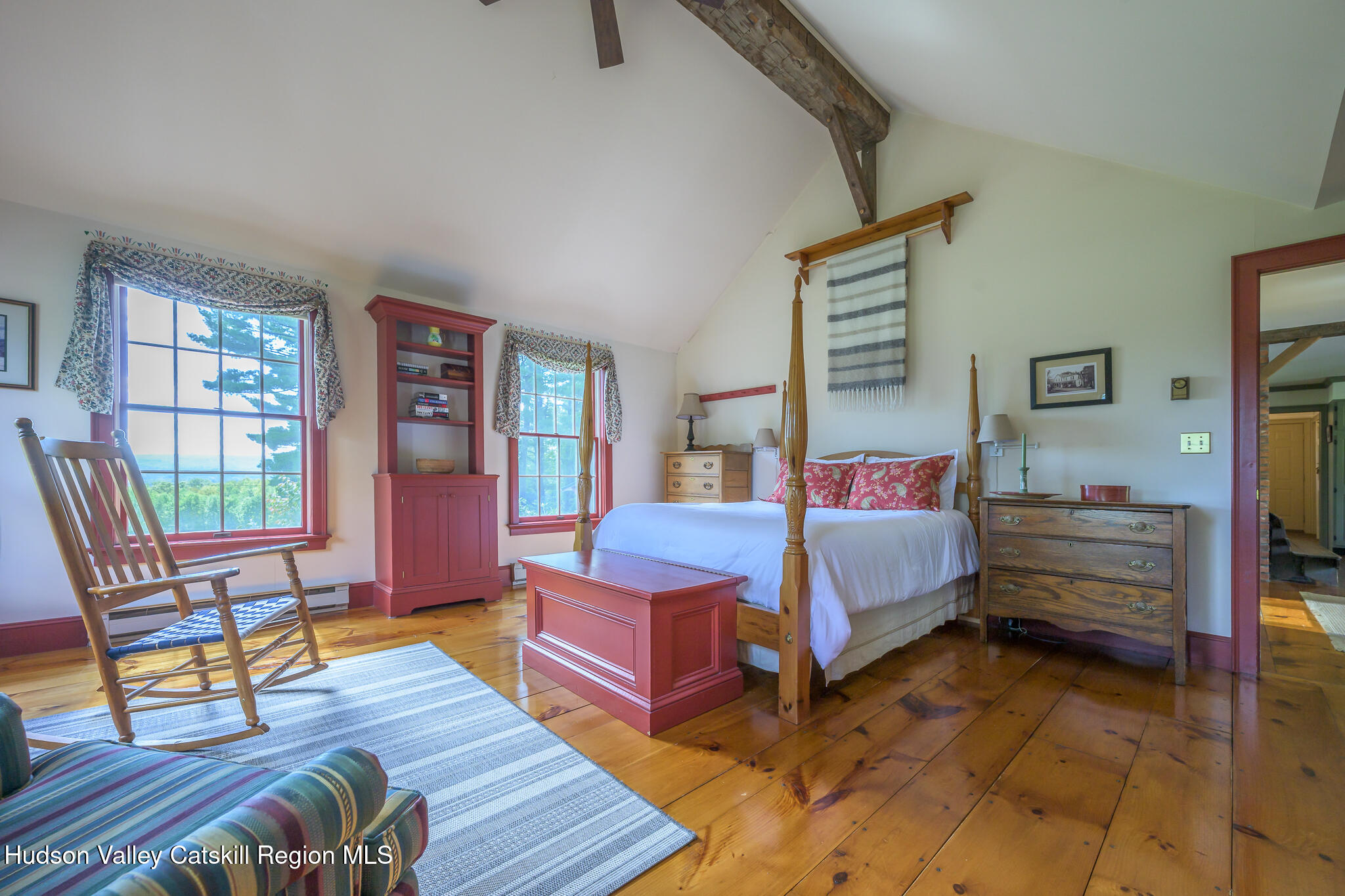 21 Stone House Road Canaan, NY 12029 - Photo 31 of 76 a bed room with a bed and a chair