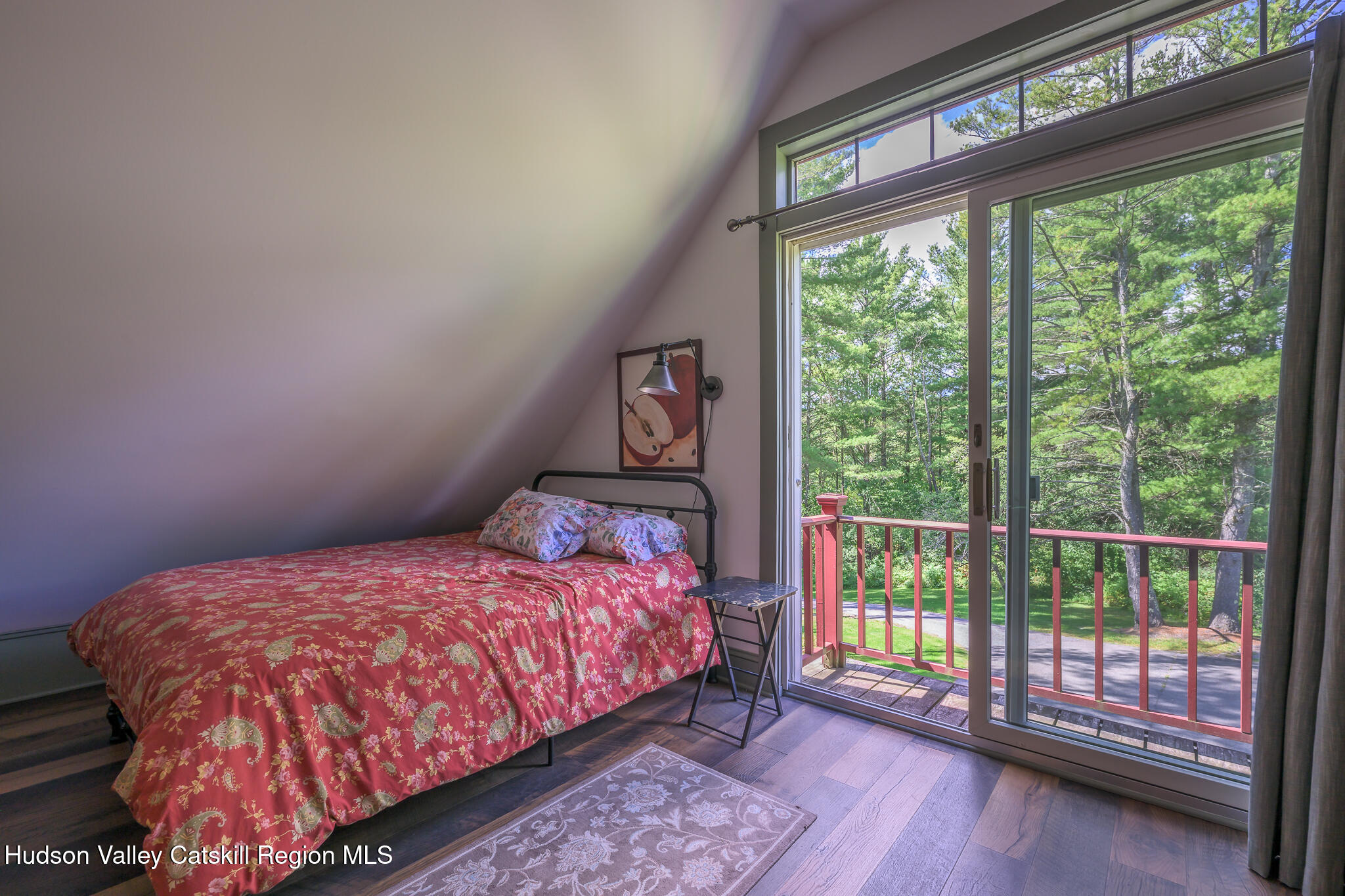 21 Stone House Road Canaan, NY 12029 - Photo 49 of 76 a bedroom with a bed and a large window