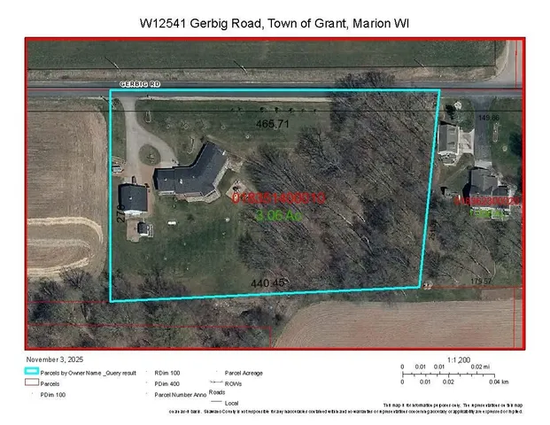 $395,000 | W12541 Gerbig Road, Marion, WI 54950