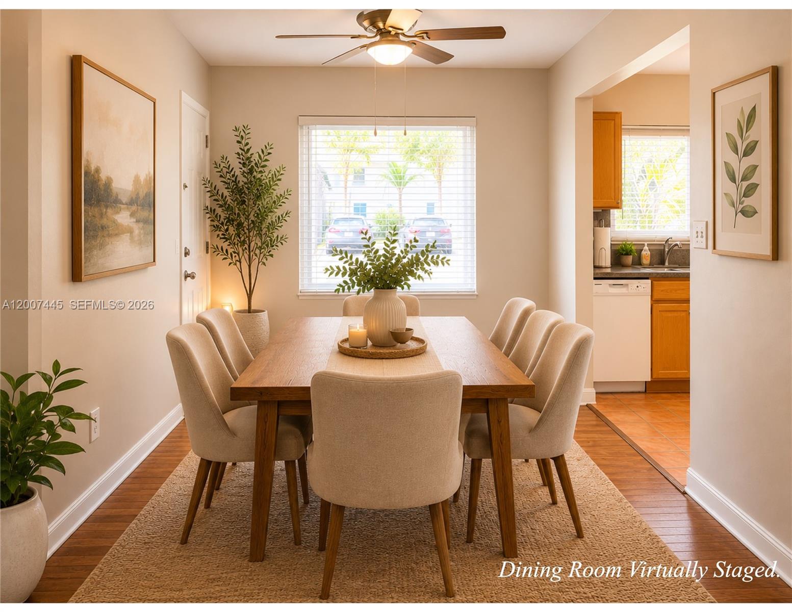 7734 Southwest 55th Avenue, Unit B Miami, FL 33143 - Photo 4 of 11 a dining room with furniture and window