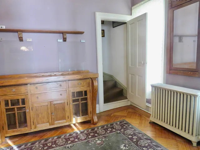 a view of a garden with a lake