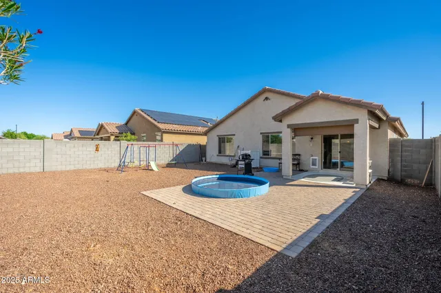 a view of a house with entertaining space