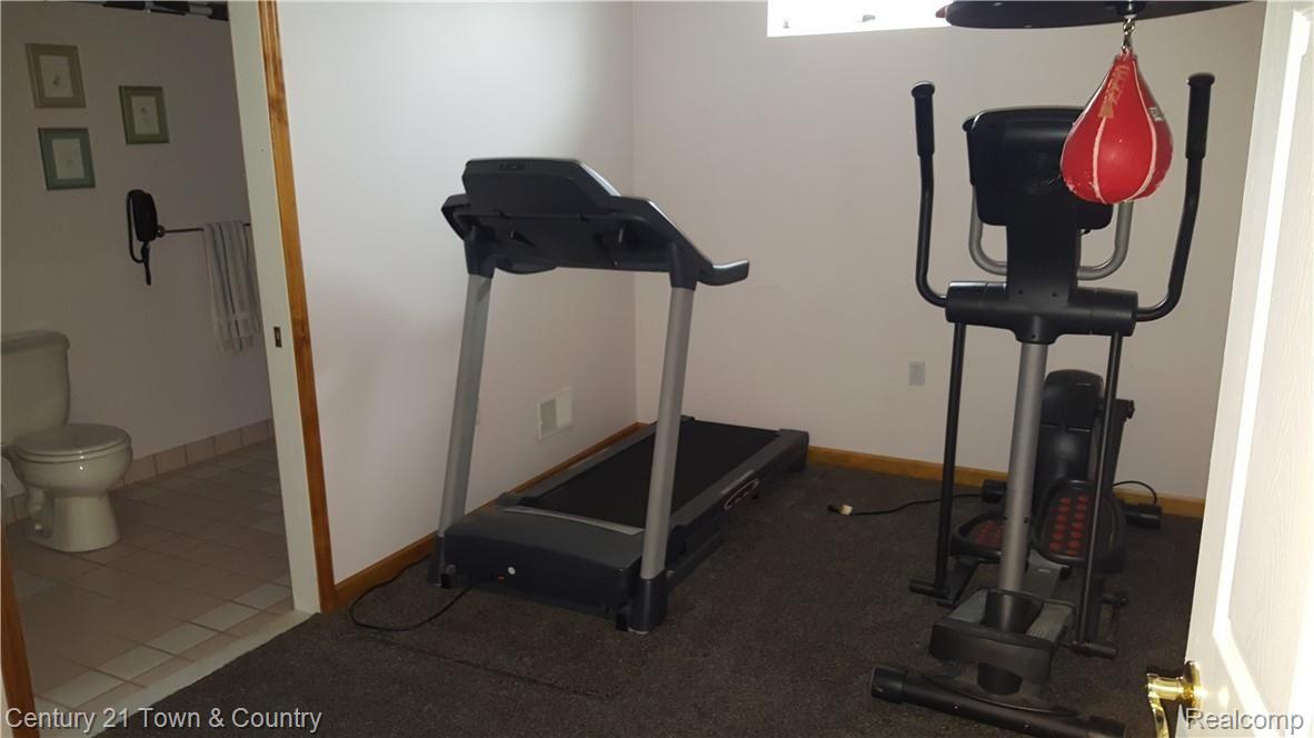 10352 Weber Road Columbus, MI 48063 - Photo 36 of 46 Bedroom 4 or workout room with full bath attached