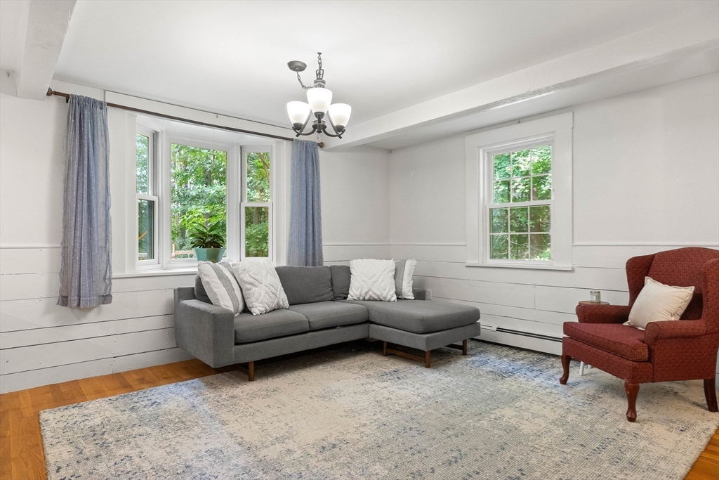 33 Bare Hill Road Topsfield, MA 01983 - Photo 11 of 40 a living room with furniture and a large window
