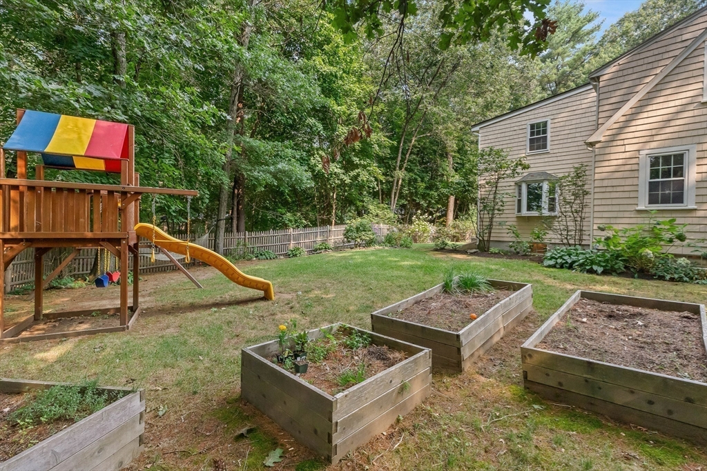 33 Bare Hill Road Topsfield, MA 01983 - Photo 30 of 40 a view of a backyard with sitting area