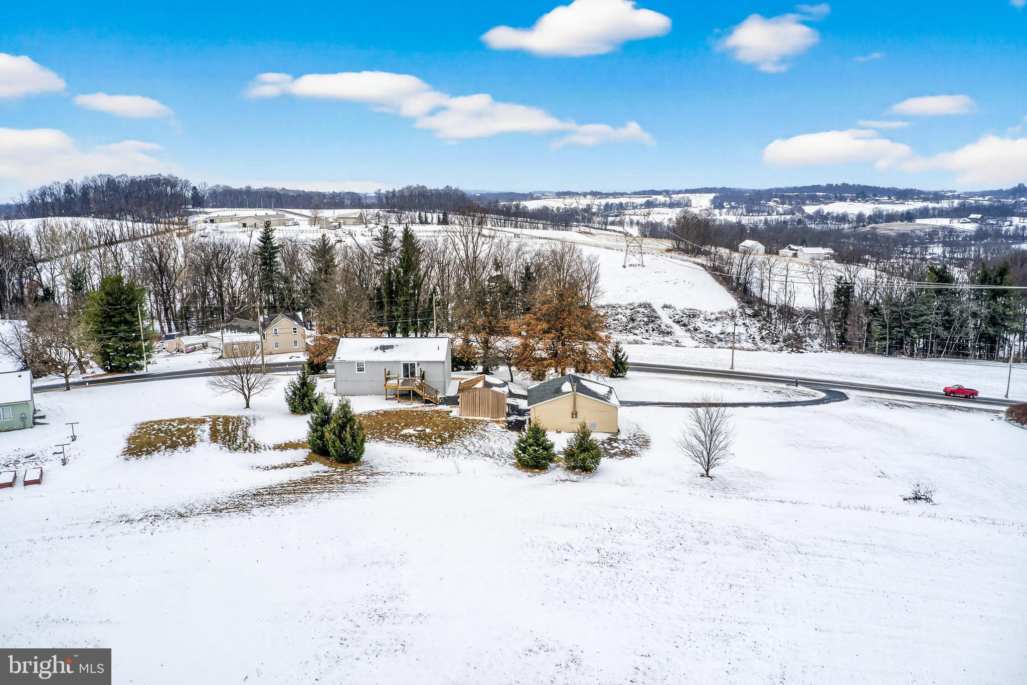 2639 Shumaker Road Manheim, PA 17545 - Photo 26 of 29 Aerial Rear View