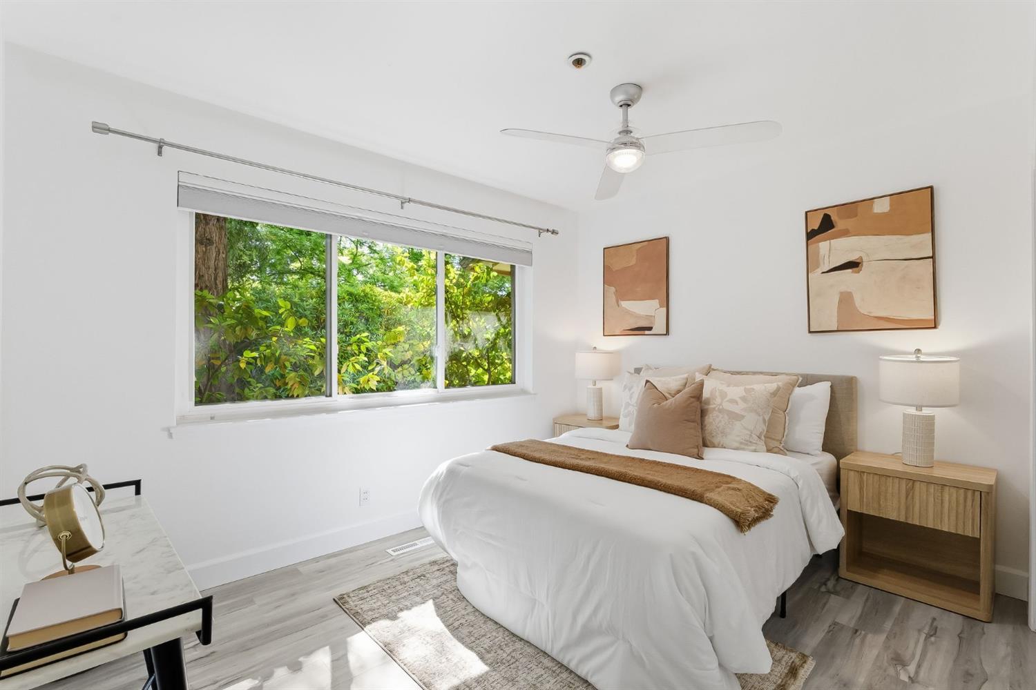672 North San Antonio Road Los Altos, CA 94022 - Photo 17 of 22 a bedroom with a bed and a window