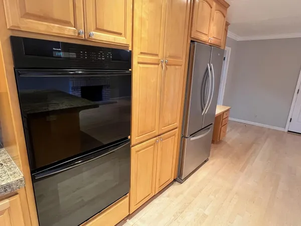 a close view of a stove top oven