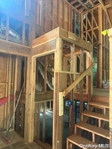 a view of a building with a glass door