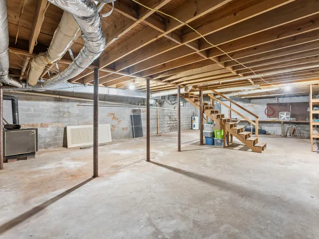 a view of a patio with a yard