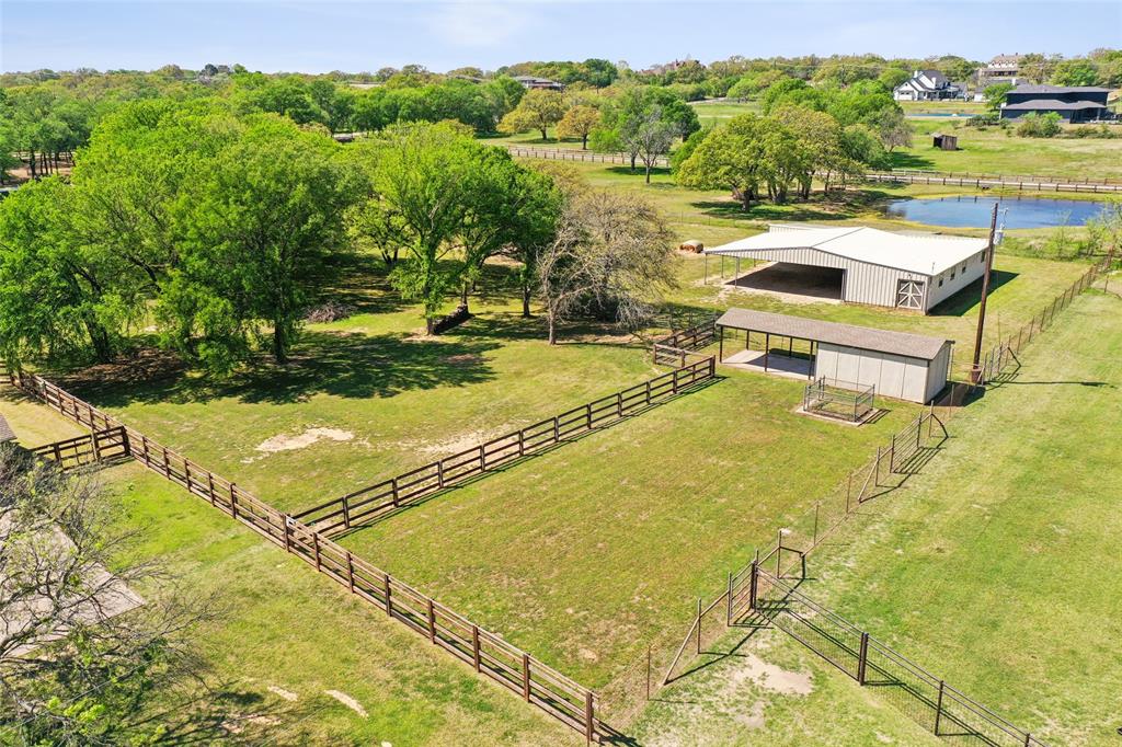 1006 Cochran Road Argyle, TX 76226 - Photo 35 of 40 a view of a swimming pool with a yard