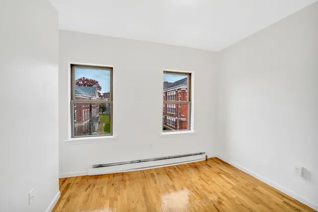 a view of a room with window