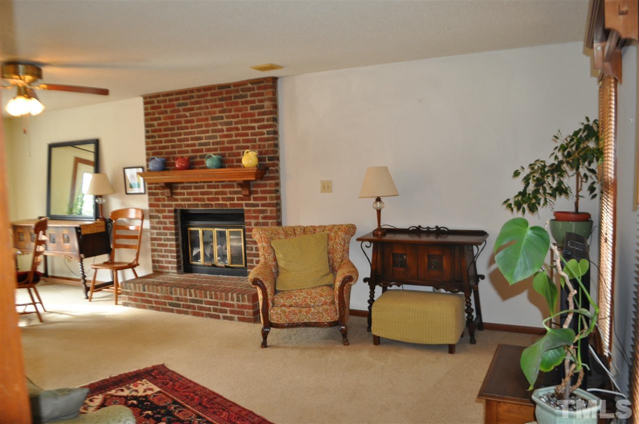 13465 Cleveland Road Garner, NC 27529 - Photo 5 of 30 Beautiful family room with real masonry fireplace!