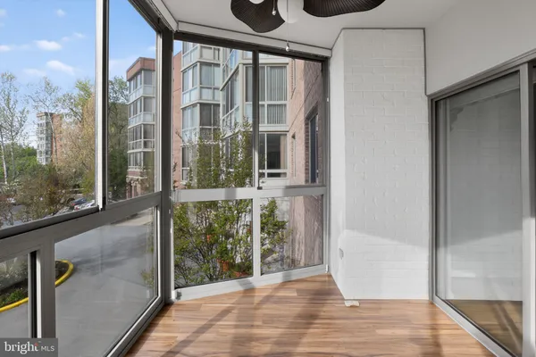 a view of an entryway of a house
